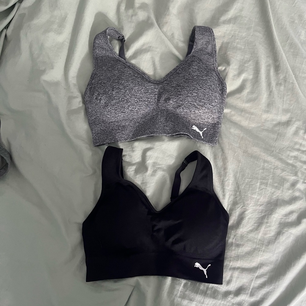 Two puma sports bras